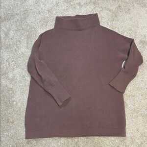 Free People Dusty Purple Turtleneck Sweater